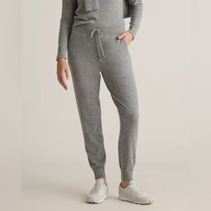 Quince Mongolian Cashmere Sweatpants Cozy Gray Women's Jogger  Sz S